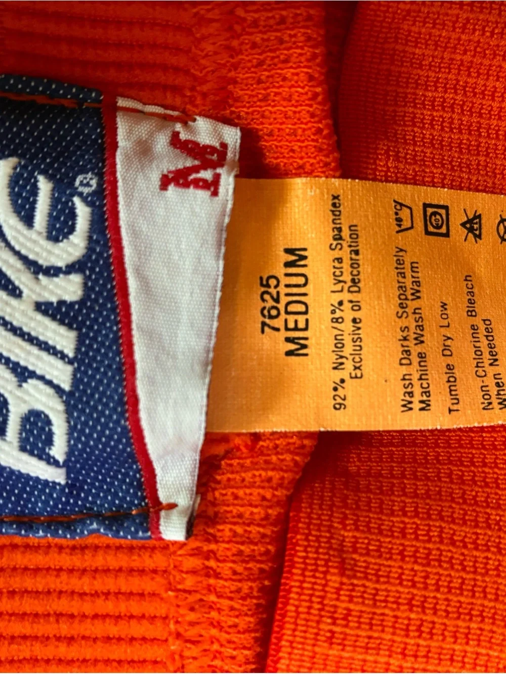 Bike PALACE Orange Knit Pullover Sweatshirt